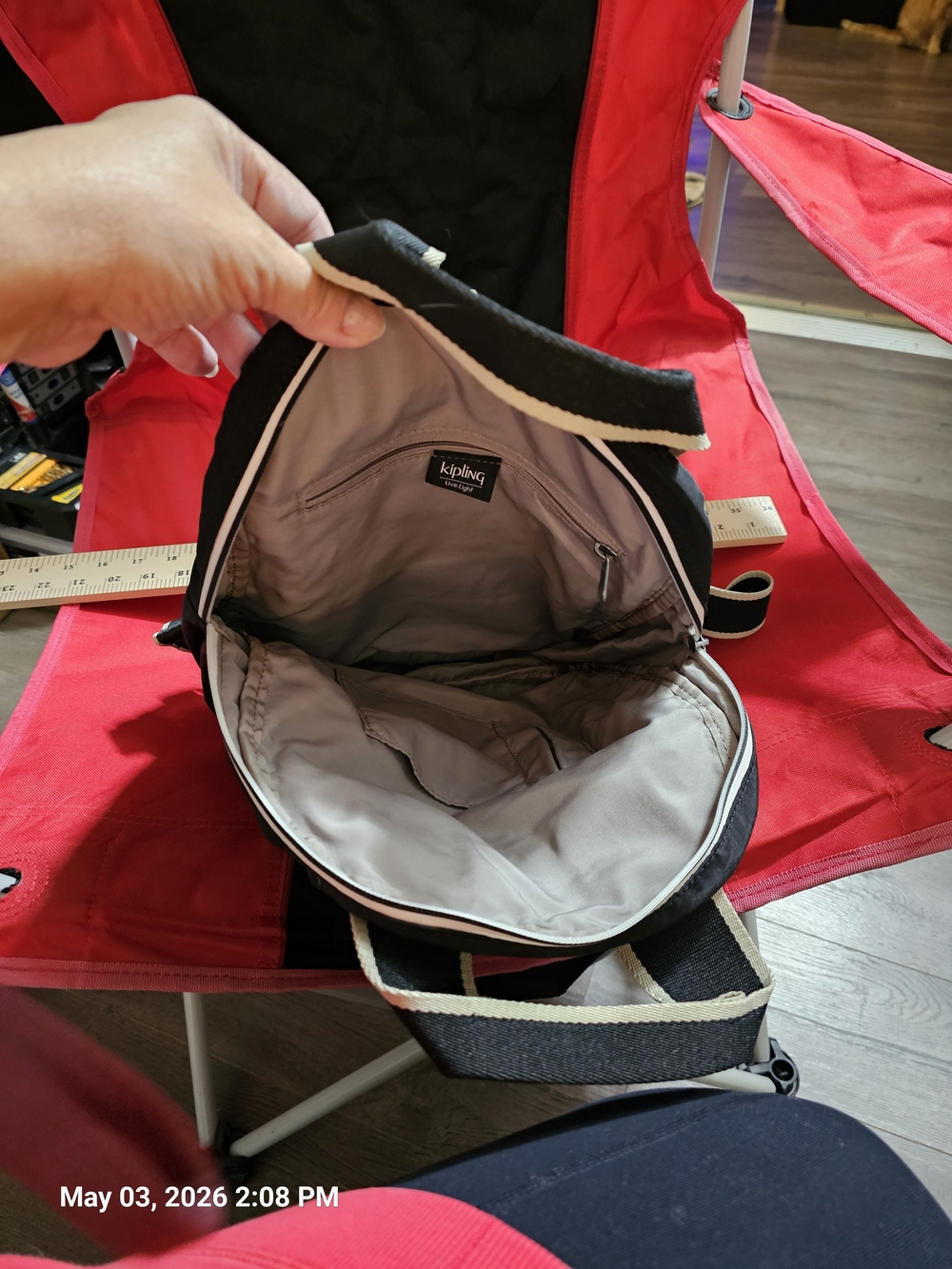 Kipling Canvas Backpack - Picture 3 of 4
